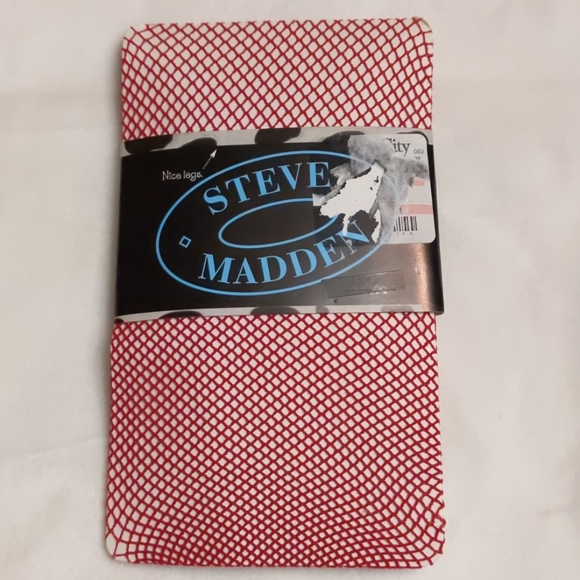 Steve Madden Accessories - Steve madden red fishnet tights